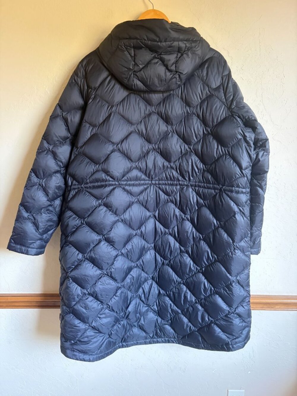 Eddie Bauer 650 Down Filled Long Line Puffer Jacket XXL with Hood - Picture 10 of 10